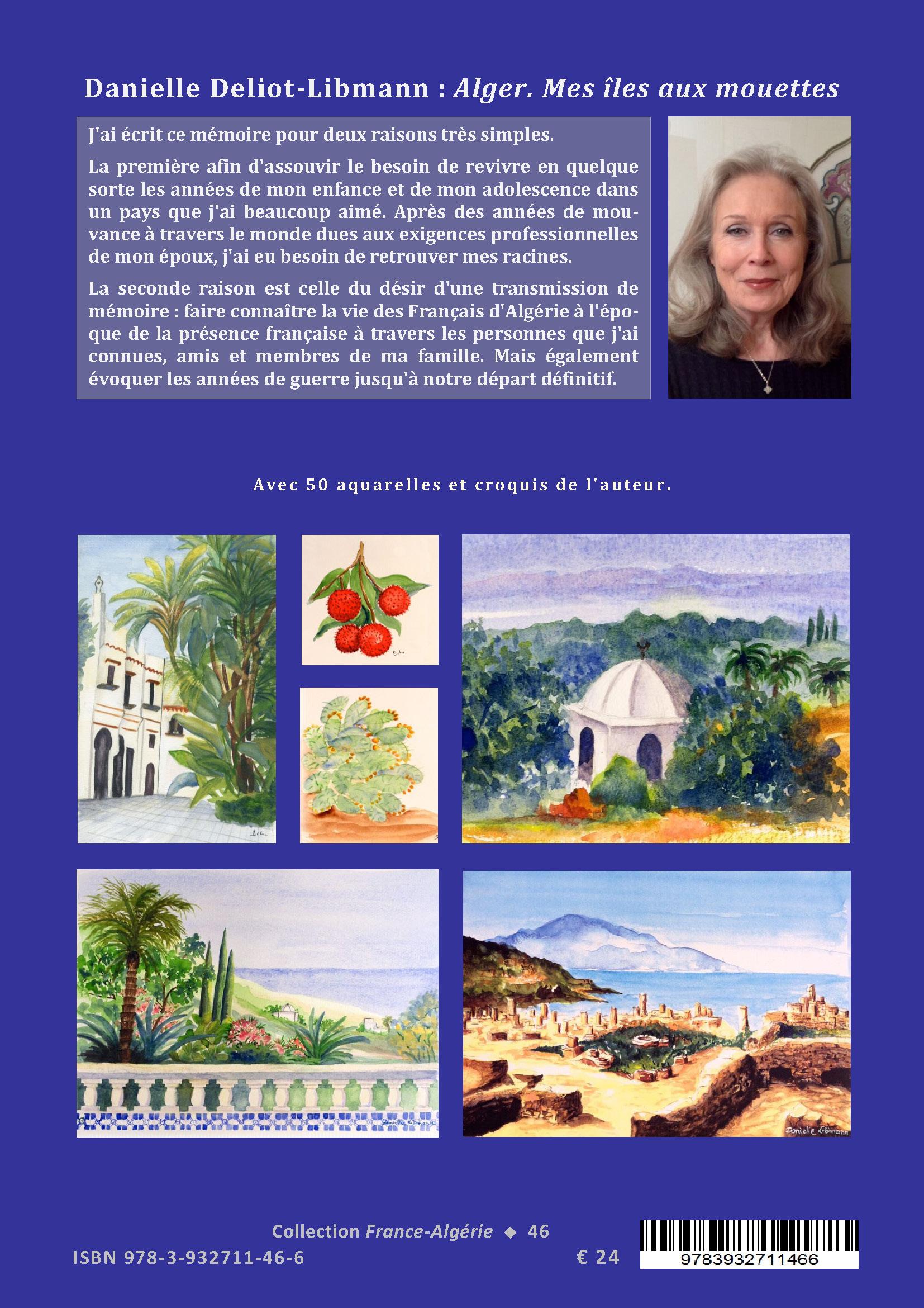 Back cover of Alger. Mes îles aux mouettes