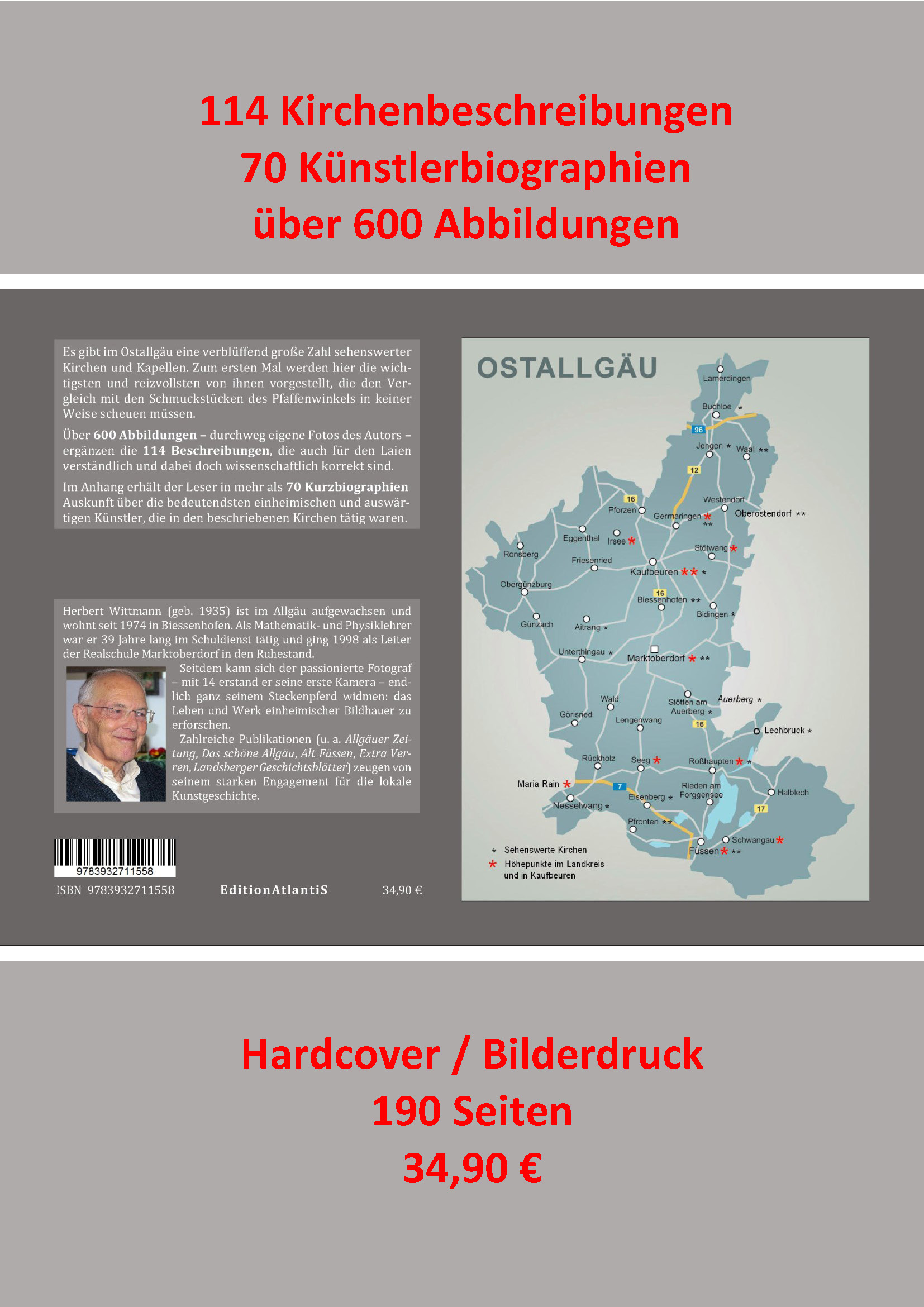 Back cover of Kirchenführer Ostallgäu und Kaufbeuren
